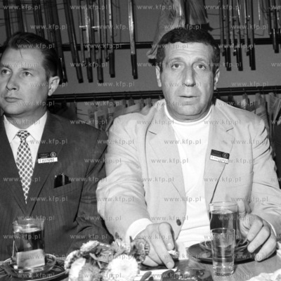 X Miedzynarodowy Festiwal Piosenki w Sopocie. Na zdjeciu...