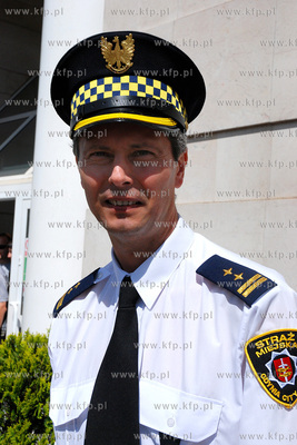 Dariusz Wisniewski - komendant Strazy Miejskiej w Gdyni...