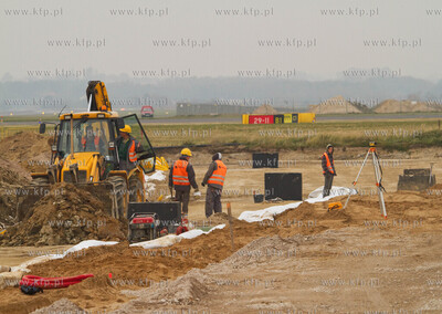 Gdansk, Rebiechowo. Rozbudowa Portu Lotniczego Gdansk...