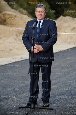 Gdansk. Budowa drogi ekspresowej S7 - Poludniowej Obwodnicy...