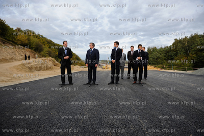 Gdansk. Budowa drogi ekspresowej S7 - Poludniowej Obwodnicy...