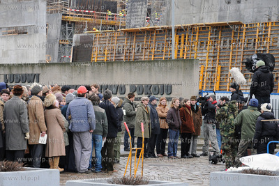 Plan zdjeciowy filmu Walesa w rez. Andrzeja Wajdy....