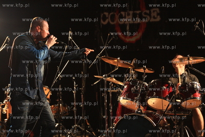 Koncert zespolu Cochise na terenie ogrodu kawiarni...