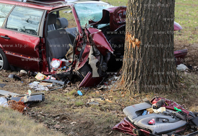 Tragiczny wypadek na drodze krajowej 22 miedzy Czluchowem...