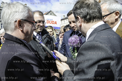 Tczew. Spotkanie kandydata PiS na prezydenta RP, Andrzeja...