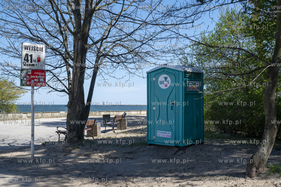 Gdańsk Brzeźno. Wejście na plażę nr 41.25.04.2025...