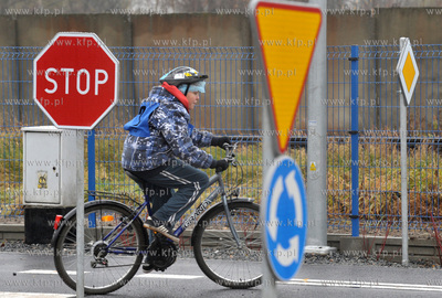 Otwarcie nowoczesnego miasteczka ruchu drogowego, ktore...