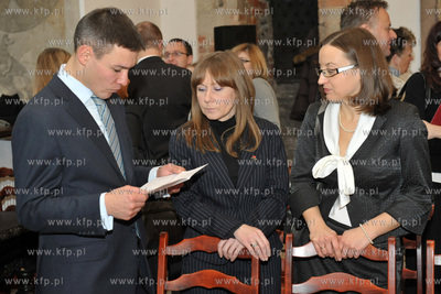 Obrady I sesji Rady Miasta Gdanska VI kadencji w Sali...