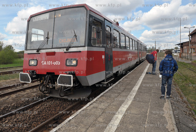 Szynobus SA101 kursujacy na trasie Koscierzyna - Chojnice...