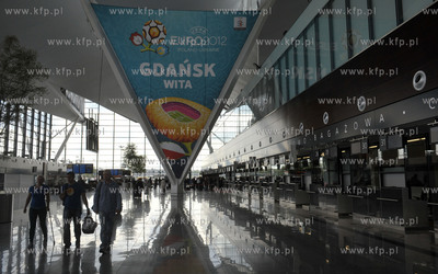 Wystroj nowego terminalu  gdanskiego lotniska przygotowany...
