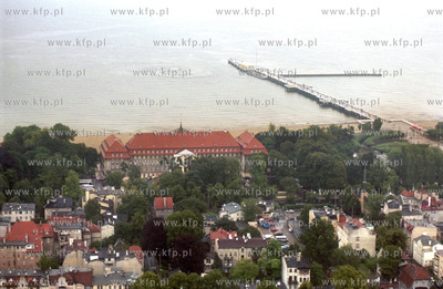 Sopot z lotu ptaka. 01.09.2001 lot_smiglowcem_p1 Fot....