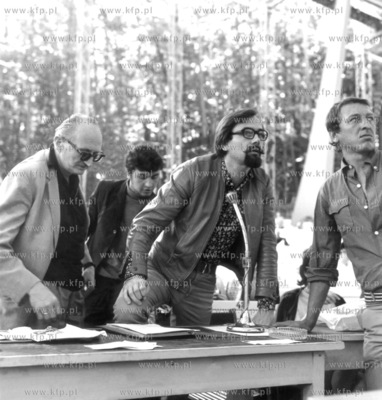 Od lewej Wladyslaw Jakubowski i Andrzej Kurelwicz podczas...