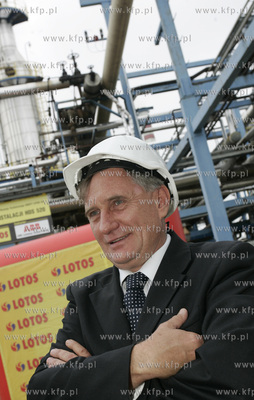 Wizyta w gdanskiej rafinerii Grupy Lotos Ministra Gospodarki...