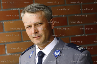 Sopot. Komenda Policji. Nz Komendant Miroslaw Pinkiewicz....
