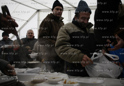 Gdansk Targ Weglowy. Wigilia dla ubogich i potrzebujacych.
24.12.2009
fot....