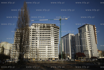 Gdansk Przymorze. Osiedle Trzy Zagle budowane przez...