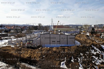 Budowa Centrum Handlowego Gildia II w bezposrednim...