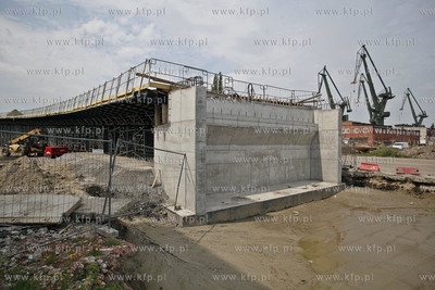 Gdansk. Budowa ul. Nowa Walowa.
04.07.2013
fot. Krzysztof...