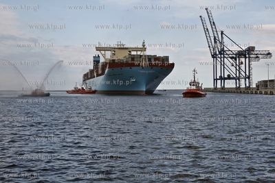 Najwiekszy kontenerowiec swiata Maersk Mc-Kinney Moller...