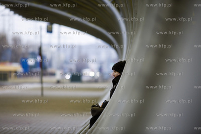 Przystanek tramwajowy Stadion Energa Gdańsk.
20.02.2017
fot....