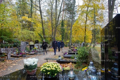 Gdańsk, Cmentarz Srebrzysko. Prezentacj projektu Znani-Niezapomniani....