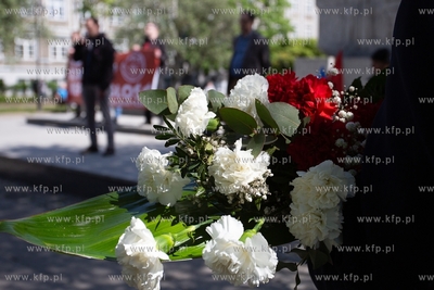 Gdańsk. Pierwszomajowy pochód  zorganizowany przez...