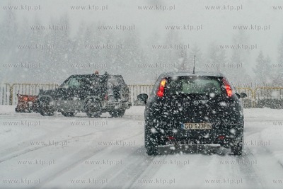 Zima na drogach. 30.01.2021 / fot. Anna Rezulak