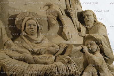 Wigilia Oliwska i Bożonarodzeniowa Szopka z Piasku....