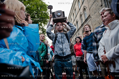 Gdansk. Ul. Rzeznicka. FETA - XVI Miedzynarodowy Festiwal...