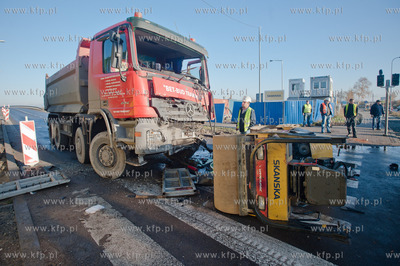 Gdansk. Skrzyzowanie ulic Wosia Budzysza i majora Henryka...