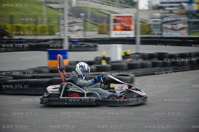 Gdansk. Stadion PGE Arena. Tor gokartowy PitStop. Pierwsze...