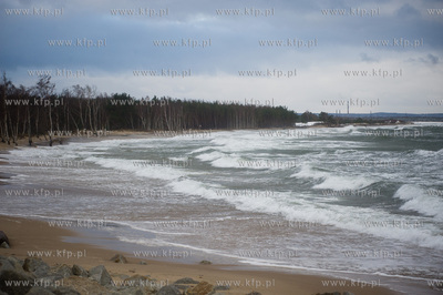 Ggansk. Gorki Zachodnie. Wysoka fala i calkowicie zalana...