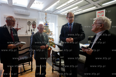 Gdansk. Urzad Miasta. Pawel Adamowicz prezydent Miasta...