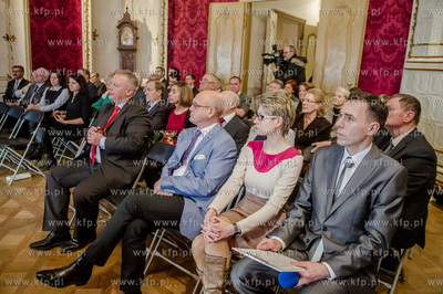 Gdansk, Dom Uphagena. Uroczystosc wreczenia nagrod...