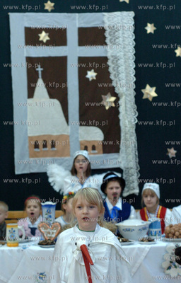 Wigilia po Kaszubsku zorganizowana przez uczniow Szkoly...