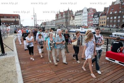 Oficjalne otwarcie nbrzezy Wyspy Spichrzow. 25.07.2014...