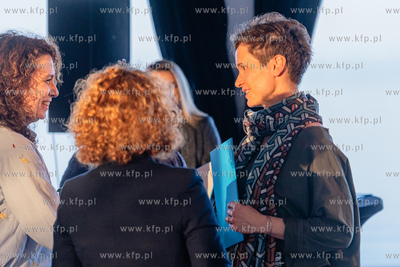 Sopot.  Mamuszki 14.  Prezydent Sopotu Magdalena Czarzyńska-Jachim...