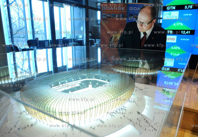 Warszawa. Siedziba Gieldy Papierow Wartosciowych. Prezentacja...