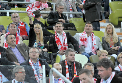 Gdansk. Stadion pilkarski PGE Arena. Mecz towarzyski...