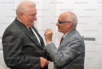 Urodziny Lecha Walesy w Palacu Opatow w Gdansku Oliwie....