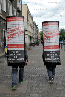 Kampania spoleczna NSZZ "Solidarnosc" przed wyborami...