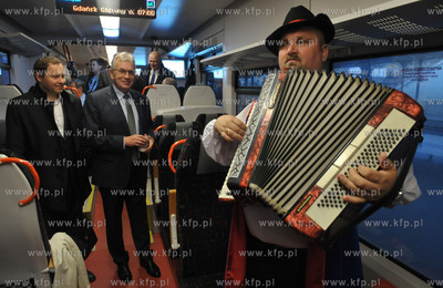 Oficjalna inauguracja polaczenia kolejowego Pomorskiej...