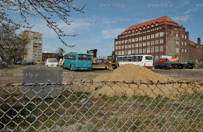 Gdansk. Okolice ul. Walowej i miejsce budowy czterech...