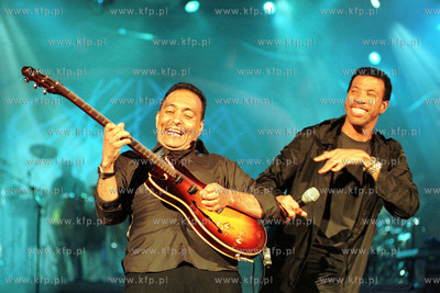 LIonel Richie na Festiwalu PIosenki w Sopocie. 21.08.99...