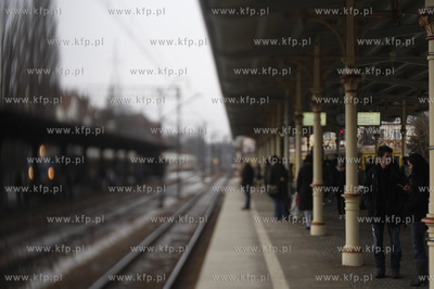 Sopot. Peron stacji Sopot.
17.01.2011
fot. Krzysztof...