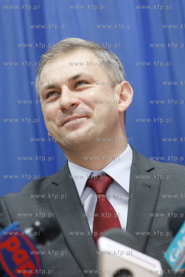 Gdansk. Konferencja Grzegorza Napieralskiego, przewodniczacego...