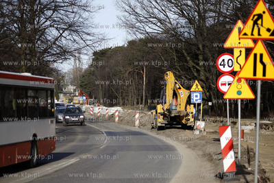 Gdansk Brzezno. Remont tramwajowego torowiska w ramach...