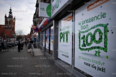 Gdansk.Getin Bank przy ul. Rajskiej.
29.02.2012
fot....