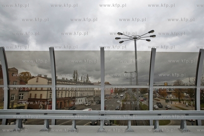 Proby obciazeniowe na estakadzie nad al. Grunwaldzka....