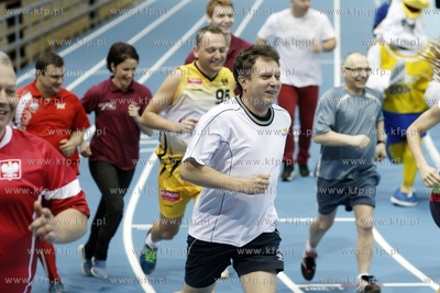 Dzien otwarty Ergo Areny. Bieg Vipow. Nz. prezydent...